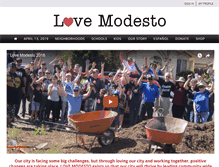 Tablet Screenshot of lovemodesto.com